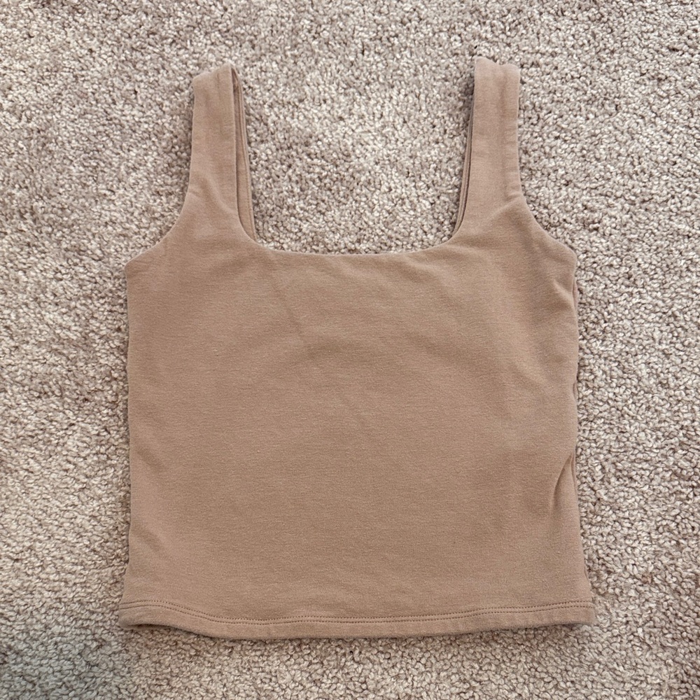 Abercrombie square neck cropped tank